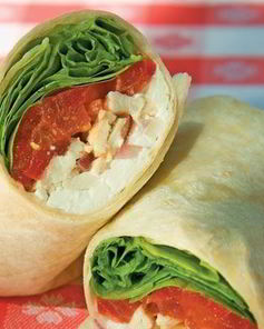 Рулет из лаваша по-гречески