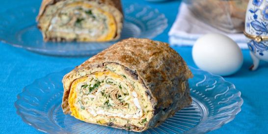 Рулет из лаваша с грибами