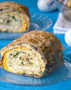 Рулет из лаваша с грибами