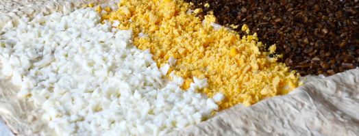 рулет из лаваша с грибами. Шаг 8