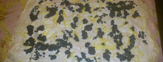 рулет из лаваша с икринкой. Шаг 6