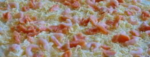 рулет из лаваша с креветками. Шаг 2