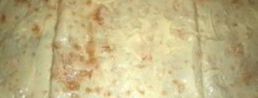 рулет из лаваша с ветчиной. Шаг 3