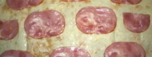 рулет из лаваша с ветчиной. Шаг 4