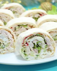 Рулет из лаваша Северное сияние