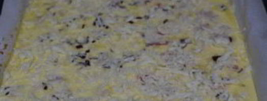 рулет из омлета с сыром. Шаг 3