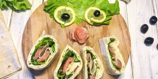 Рулет из семги