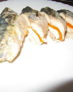 Рулет из скумбрии в фольге