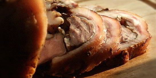 Рулет из свиной головы