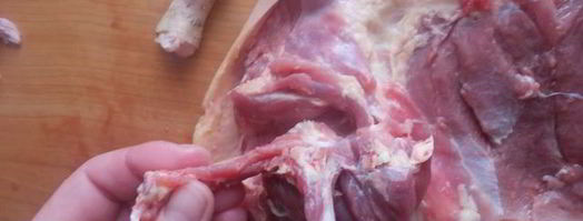 рулет из утки с финиками и орехами. Шаг 11