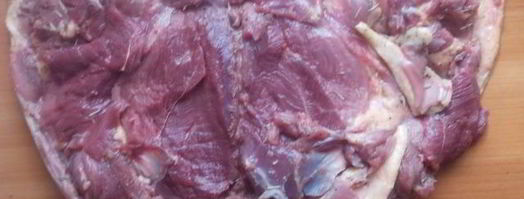 рулет из утки с финиками и орехами. Шаг 16