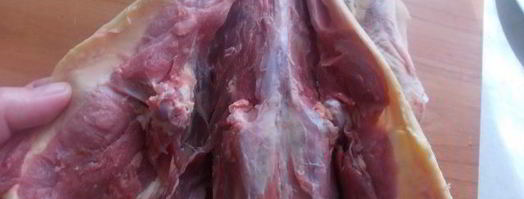 рулет из утки с финиками и орехами. Шаг 3