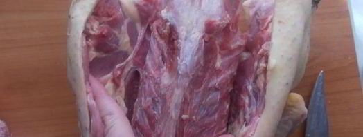 рулет из утки с финиками и орехами. Шаг 4