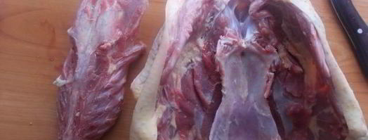 рулет из утки с финиками и орехами. Шаг 6