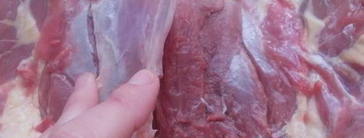 рулет из утки с финиками и орехами. Шаг 7