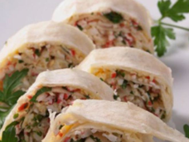 Рецепт рулета крабового