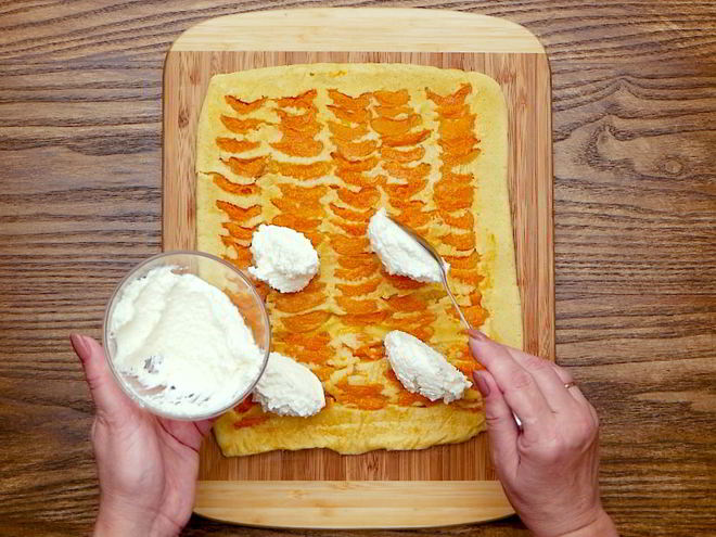 Рецепт рулета с абрикосами