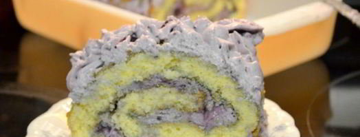 рулет с голубикой. Шаг 9