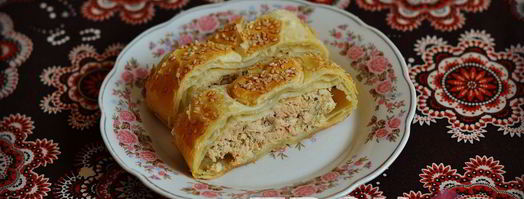 рулет с рыбой. Шаг 11