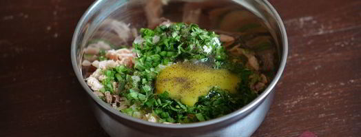 рулет с рыбой. Шаг 3