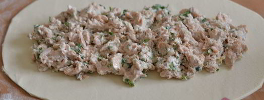 рулет с рыбой. Шаг 6