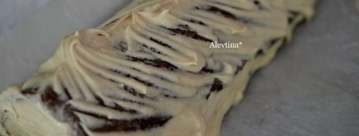 рулет шоколадный с арахисовой пастой. Шаг 8