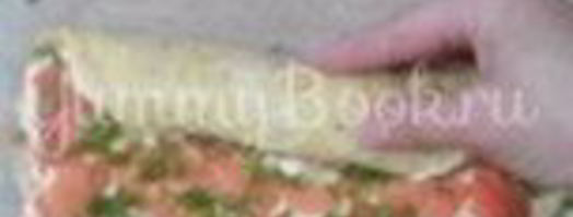 рулет сливочный с форелью. Шаг 6