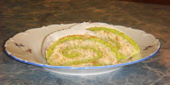 Рулет со сливочным сыром