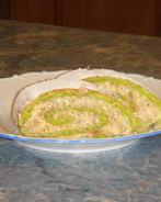 Рулет со сливочным сыром