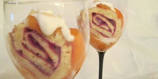 Рулет в бокалах