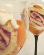 Рулет в бокалах