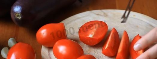 рулетики из баклажанов с грецкими орехами. Шаг 2