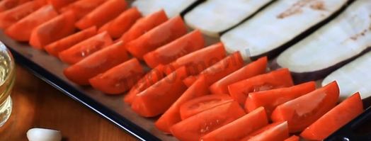 рулетики из баклажанов с грецкими орехами. Шаг 4