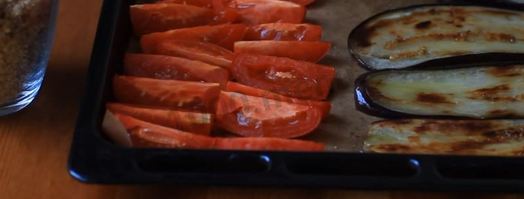 рулетики из баклажанов с грецкими орехами. Шаг 7