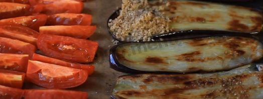 рулетики из баклажанов с грецкими орехами. Шаг 8