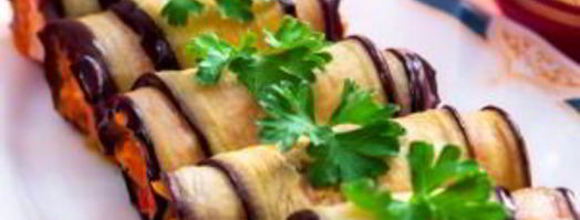 рулетики из баклажанов. Шаг 12