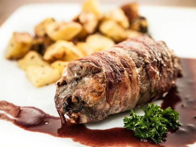 Рецепт рулетиков из говядины