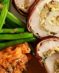 Рулетики из индейки