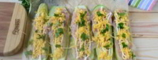 рулетики из кабачков с куриной грудкой. Шаг 5