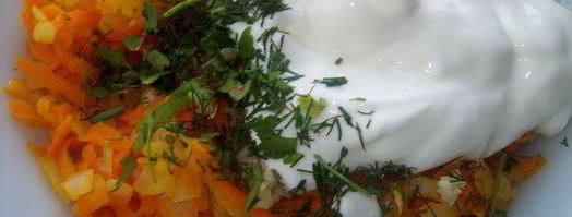 рулетики из кабачков с морковной начинкой. Шаг 2