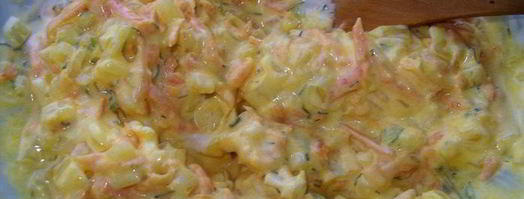 рулетики из кабачков с морковной начинкой. Шаг 3