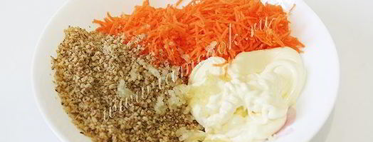 рулетики из кабачков с морковью и грецкими орехами. Шаг 6