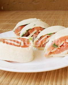 Рулетики из семги