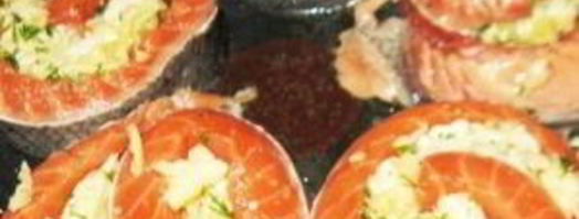 рулеты из форели с сыром. Шаг 6