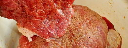 рулеты из говядины прованские огурчики. Шаг 6