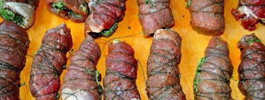 рулеты из говядины прованские огурчики. Шаг 10