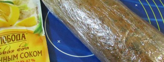 рыбный рулет с оливками. Шаг 13