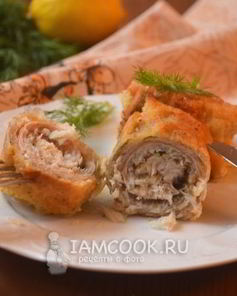 Рыбные рулетики из хека