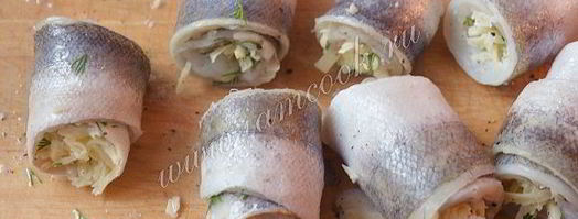 рыбные рулетики из хека. Шаг 7