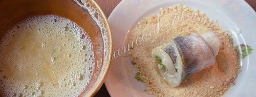 рыбные рулетики из хека. Шаг 8